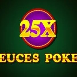 25x Deuces Poker slot logo by iSoftBet at Fgfox Casino25x Deuces Poker
